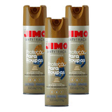 Kit C 3 Anti Traça Aerossol Jimo 300ml Mata E Repele Traças