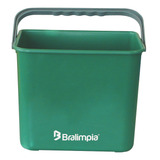 Kit C 3 Balde Plastico Limpeza Com Alça 4l Verde Bralimpia