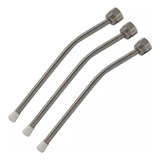 Kit C 3 Bicos Inox Para Doceira De Churros 15 Cm Churrosmaq