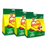Kit C 3 Bifinho Keldog Mini Bifinho Carne 500g Kelco