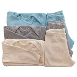 Kit C 3 Body Manga Longa Calça Bebê Infantil Menina Menino