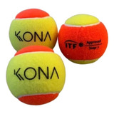 Kit C 3 Bola Bolinhas Kona Beach Tennis Nova Profissional