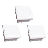 Kit C 3 Caixa Passagem Pvc 14 5x15 Perlex Embutir