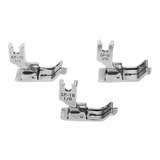 Kit C 3 Calcador Pesponto Com Guia Móvel P Reta Industrial