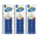 Kit C 3 Chantilly Chanty Mix Amélia 1 Litro Vigor