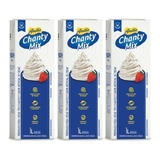 Kit C 3 Chantilly Chanty Mix Amélia 1 Litro Vigor
