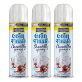 Kit C 3 Chantilly Gran Finale Spray 250g Fleischmann