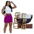 Kit C  3 Cintos Feminino Couro Ecologico Com Fivela Elegante