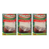 Kit C 3 Coco Ralado Fino Frutcoco 1kg