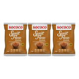 Kit C 3 Coco Ralado Sweet Floco Queimado 1kg Sococo