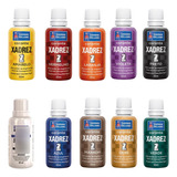 Kit C 3 Corantes Para Tintas Pigmento Cores Parede Xadrez