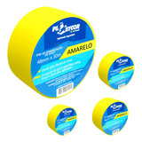Kit C 3 Fita Demarcação Piso Estacionamento Amarela 48mmx30m