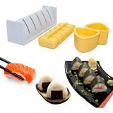 Kit C 3 Formas Culinária Japonesas Molde Oniguiri Sushi