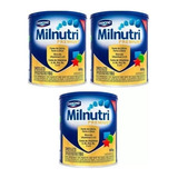 Kit C 3 Fórmula Infantil Em Pó Milnutri Premium Lata 800g