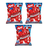 Kit C 3 Gelatina Apti Sabor Morango 1kg