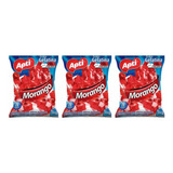 Kit C 3 Gelatina Apti Sabor Morango 1kg
