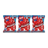 Kit C 3 Gelatina Apti Sabor Morango 1kg