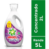 Kit C 3 Lava Roupas Ariel Concentrado Toque De Downy 2lt