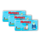 Kit C 3 Pacotes Fraldas Huggies