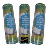 Kit C 3 Panos Multiuso P Limpeza Vidros Telas Rolo 23 Unid