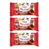 Kit C 3 Pão De Mel Com Cobertura De Chocolate 200g Panco
