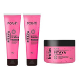 Kit C 3 Pitaya 1 Sabonete 1 Esfoliante 1 Hidratante Poran