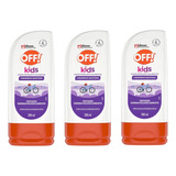 Kit C 3 Repelente Off Kids Loção 200 Ml