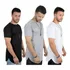 Kit C/3 Un Camisas Blusas Masculinas Long Line Oversize Swag