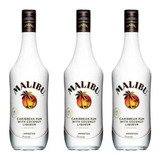 Kit C 3 Unids Malibu Rum Caribenho 750ml