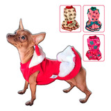 Kit C 3 Vestidos Para Cachorro De Inverno Roupa De Pet Frio