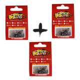 Kit C 30 Argolas Split Ring Ccm C Trava 80lbs 3pcts