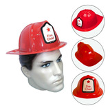 Kit C 30 Chapéu Capacete Bombeiro Infantil Acessório Festa