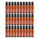 Kit C 30 Frascos Roll On Ambar 10ml Perfume Oleo Essencial
