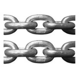 Kit C 30 Mt Corrente Calibrada Galvanizada A Fogo 6mm Lancha