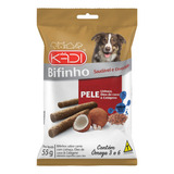 Kit C 3un Bifinho P Cães Kadi Pele Linhaça Óleo De Coco
