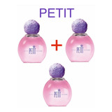 Kit C 3un Colônia Petit Attitude Rosa Avon 50ml Cada