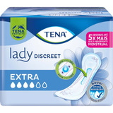 Kit C 4 Absorvente Geriátrico Tena Lady Discreet Extra