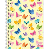 Kit C 4 Caderno 10 Matérias Capa Dura Hit Feminino Tilibra