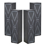 Kit C 4 Caixas De Som Oneal Ativa Opb 404x 120w Rms 4 X 4 