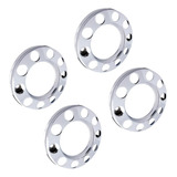 Kit C 4 Calota Dianteira 10 Furos Caminhão Aro 20 22 5 Metal