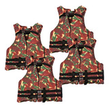 Kit C 4 Colete Salva Vidas Camuflado 120 Kg
