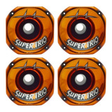 Kit C 4 Cornetas Tiro Longo Fiamon Super Trio Laranja