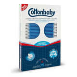 Kit C 4 Cotonete Hastes Flexíveis De Algodão Cottonbaby
