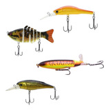 Kit C 4 Iscas De Pesca Matadeira Fisga Tudo Lambari Tucunare Cor B