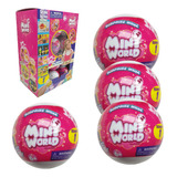 Kit C 4 Mini Acessório World Miniaturas Colecionável Série 1