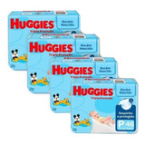 Kit C 4 Pacotes Fraldas Huggies Tripla Proteção P 46 Un Cada