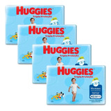 Kit C 4 Pacotes Fraldas Huggies Tripla Proteção Xg 32un Cada
