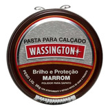 Kit C 4 Pasta Para Calçado Wassington 36g Marrom