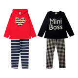 Kit C 4 Peças Infantil Meia Estação Frio Festas Passeios