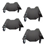 Kit C  4 Peças Patins Para Mover Veículos E Cargas Giratório
